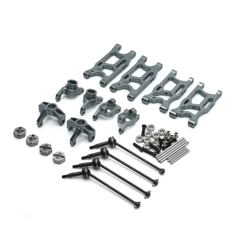 

8pcs for LC Racing 1/14 WLtoys 144001 124017-16-18-19 RC Car, Upgrade Spare Parts, Swing Arm, Steering Cup, CVD etc