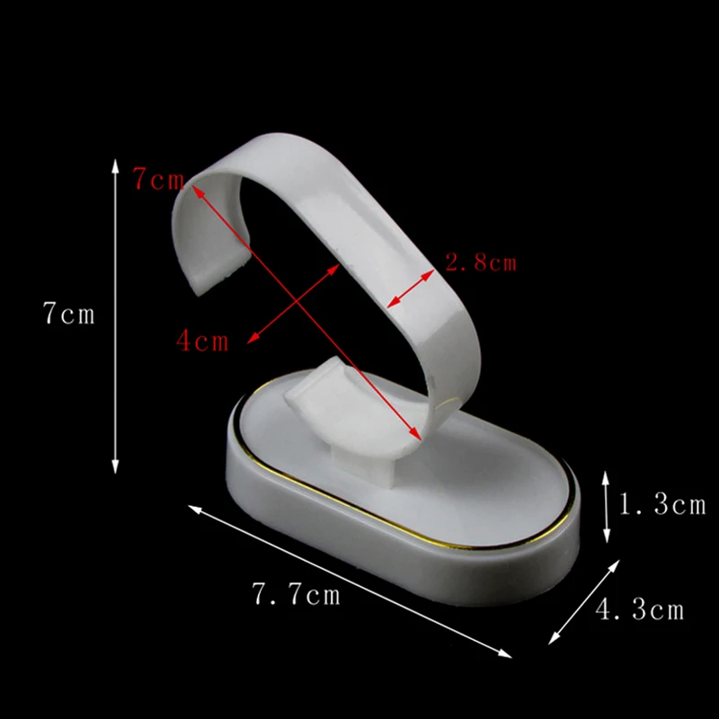 10PCS Jewelry Watch Store Showcase Display Stand Rack Holder Plastic Wrist Watch Display Rack Cigarette Case Holder Show Case image 6