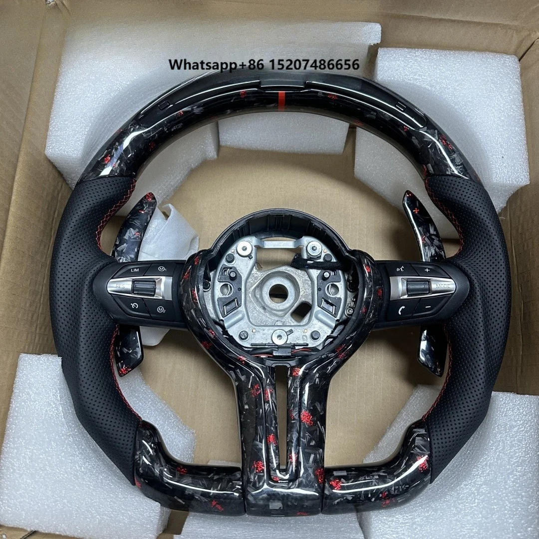 

Factory Direct Supply Forged Carbon Fiber LED Steering Wheel for F10 F30 F25 F16 F11 F12 F32 F20 F22 F31 F36 F40 F80 F18