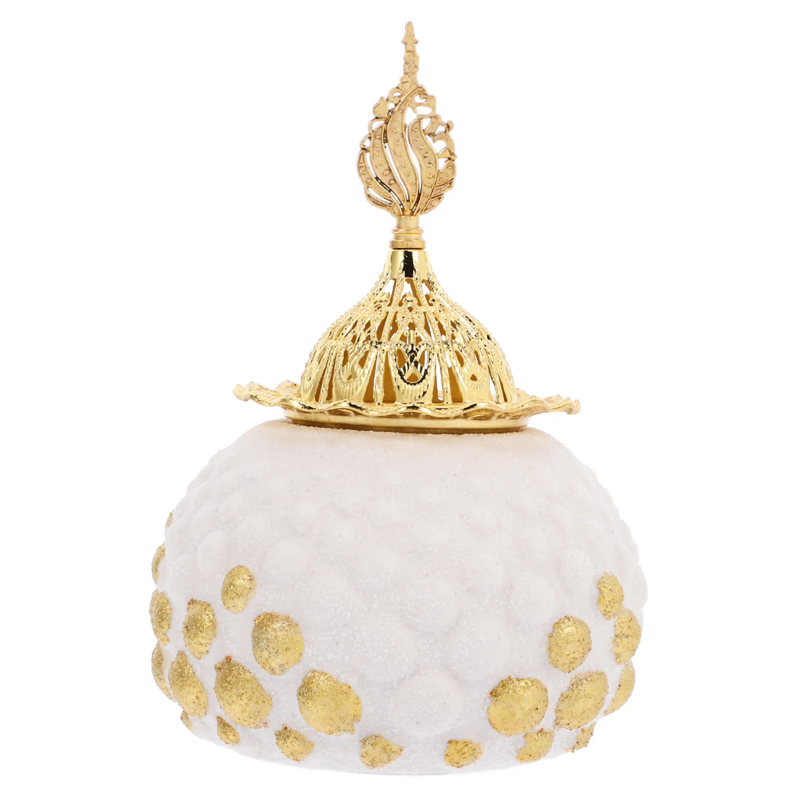 

Ceramic Censer Retro Arabic Style Incense Burner Desktop Incense Stick Holder Coil Holder Decorative Aromatherapy Home Ornament