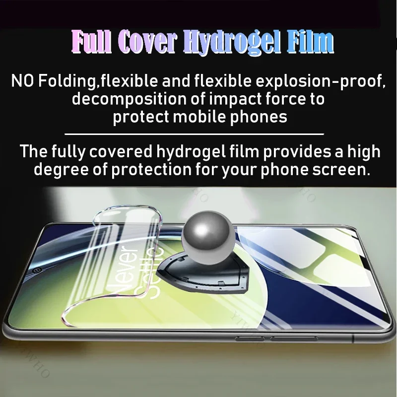 4-1psc Transparent Film Safety Hydrogel Film for OnePlus Nord CE 3 Lite CE3 Screen Protector Protective Front Not Tempered Glass