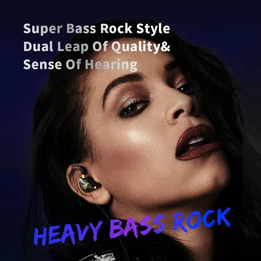 QKZ SK8 3.5MM AUX Wired Earbuds Deep HIFI Bass In Ear Headphones Noise Isolation Sport Gaming Headset With Call Mic view 4