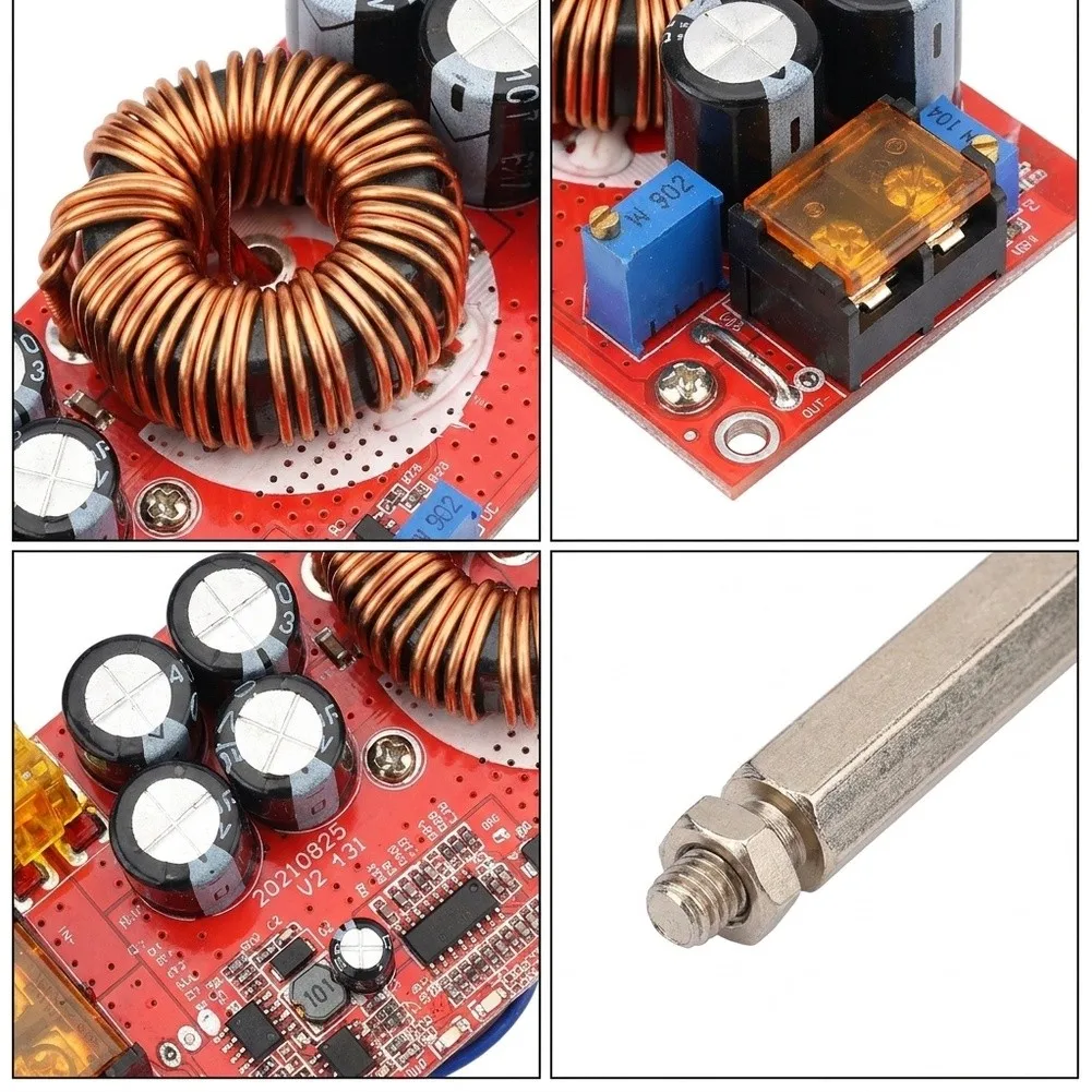 1800W DC for boost Converter Module 12-90V Adjustable Output 20A for Max Output Current for Industrial Power Solutions
