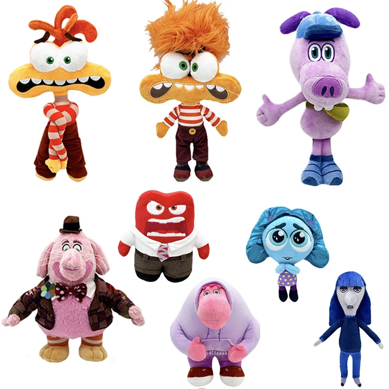 New Periphery Inside Out 2 Bing Bong Bloofy Anxiety Anger Embarrassment Anime Cartoon Figure Plush Toys in stock