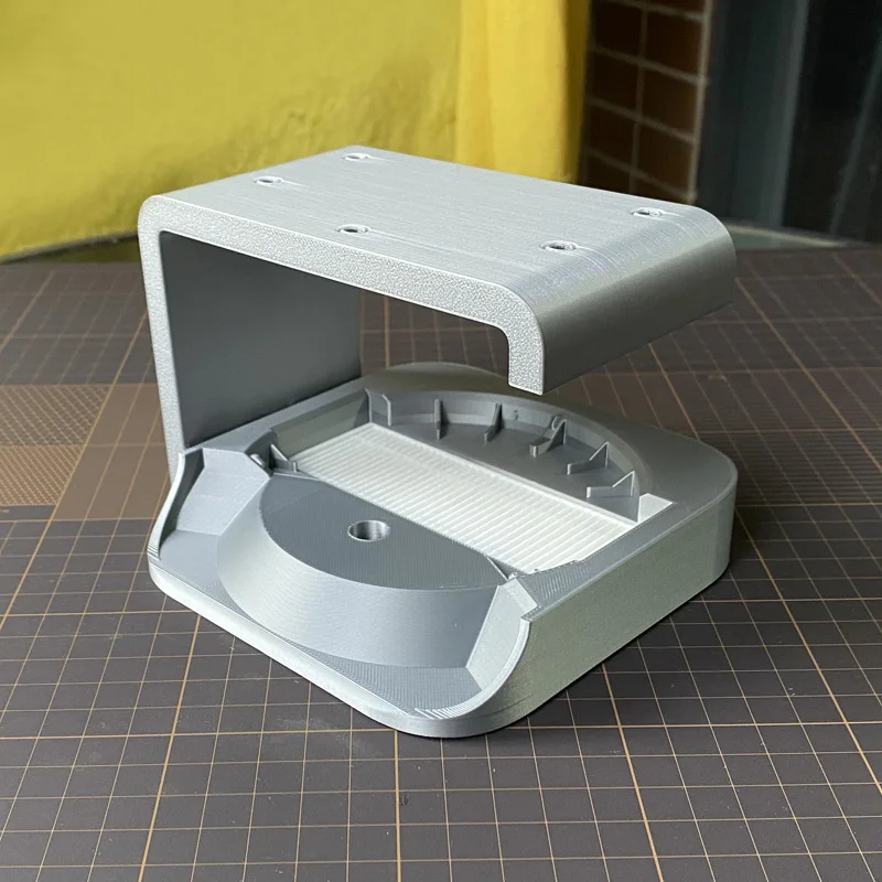 Support de bureau sous le bureau avec filtre HEPA, pièces de base anti-poussière pour Mac Mini m4, famille d'animaux de compagnie, 1 ensemble, PLA conflicket, 2024