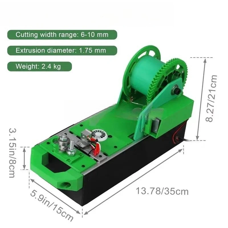 Bottle Recycling Filament Making Machine Desktop 1.8mm 3D Printing Extruder Micro Injection Plastic Silk Maker