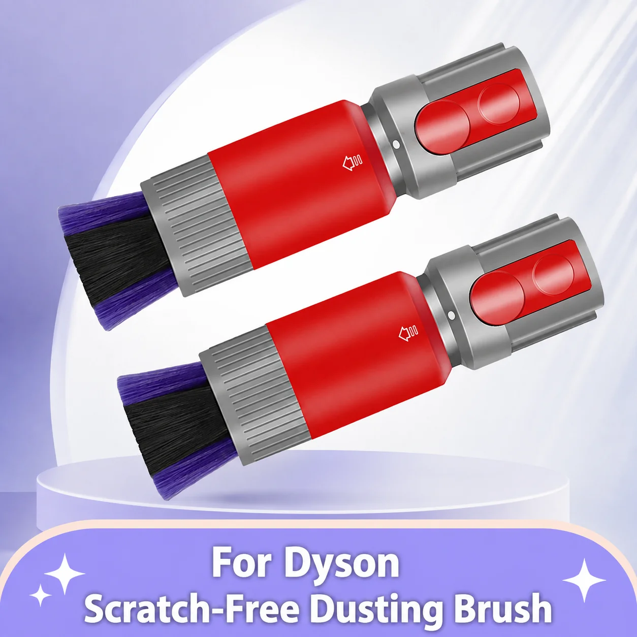 Scratch-Free Dusting Brush Compatible for Dyson V7 V8 V10 V11 V12 V15 Gen5 Detect Gen5 Outsize V10 Konical Soft Bristles duster