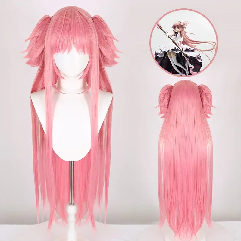 

Kaname Madoka Wig Anime Puella Magi Madoka Magica Cosplay Ultimate Madoka Pink Long Hair High Heat Resistant Hair