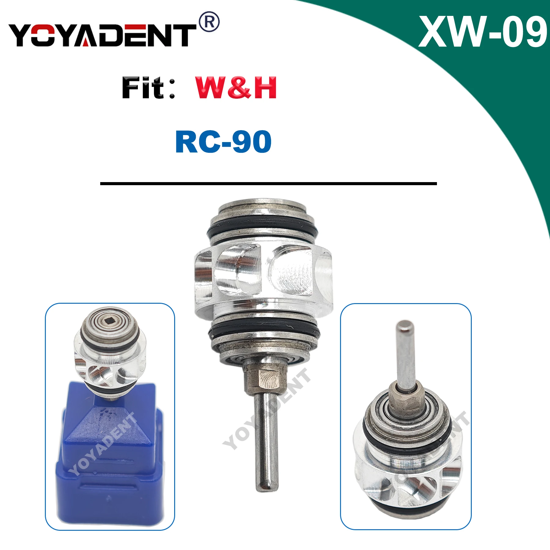 

Dental Turbine Cartridge Rotor For W-H RC 90 High Speed Handpiece Air Rotor