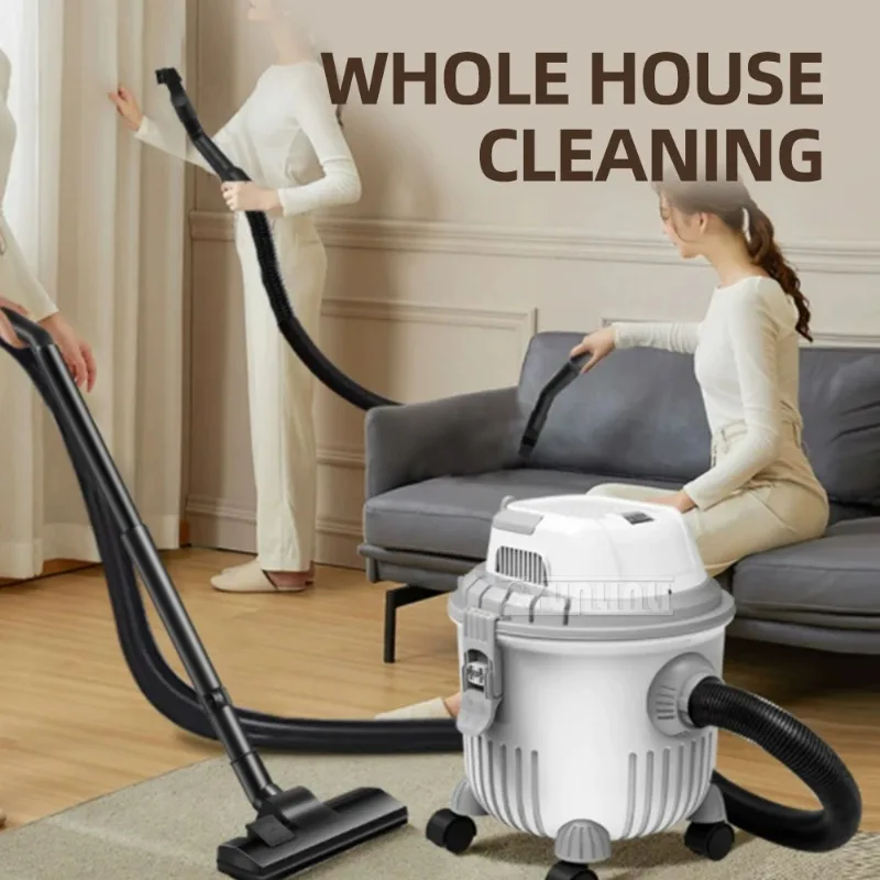 Large Suction Bucket Vacuum Cleaner 1200W Wet Dry Dual-use Vacuum Cleaner Elektrik Süpürgesi 607P-15