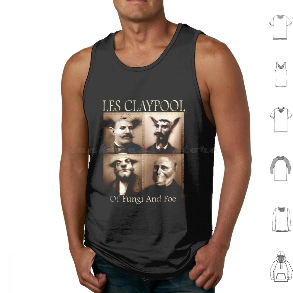 Les Claypool – Of Fungi And Foe Tank Tops Vest Sleeveless Les Claypoles Admiral Frog Music Les Claypool Primus Lyrics