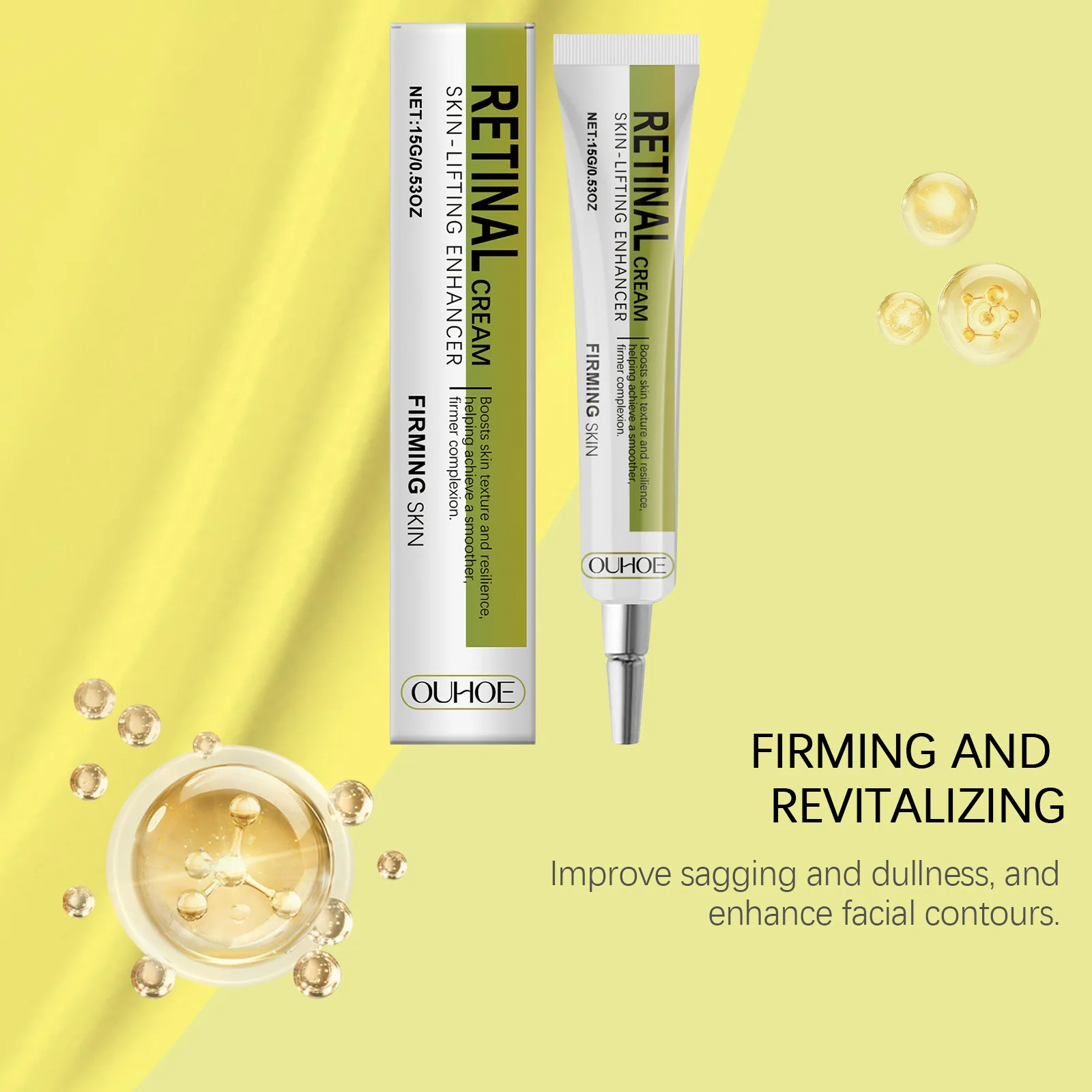 

Retinol Brighten Firming Cream Tightening Anti Wrinkle Improve Dullness Redness Sagging Fine Line Moisturize Nourish Skin Cream
