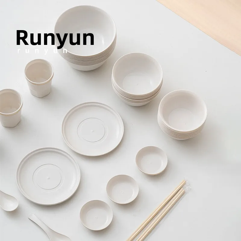ensemble-de-vaisselle-jetable-biodegradable-en-coque-de-riz-bol-baguettes-cuillere-et-assiette-epaissis-resistants-aux-hautes-temperatures-et-de-qualite-alimentaire