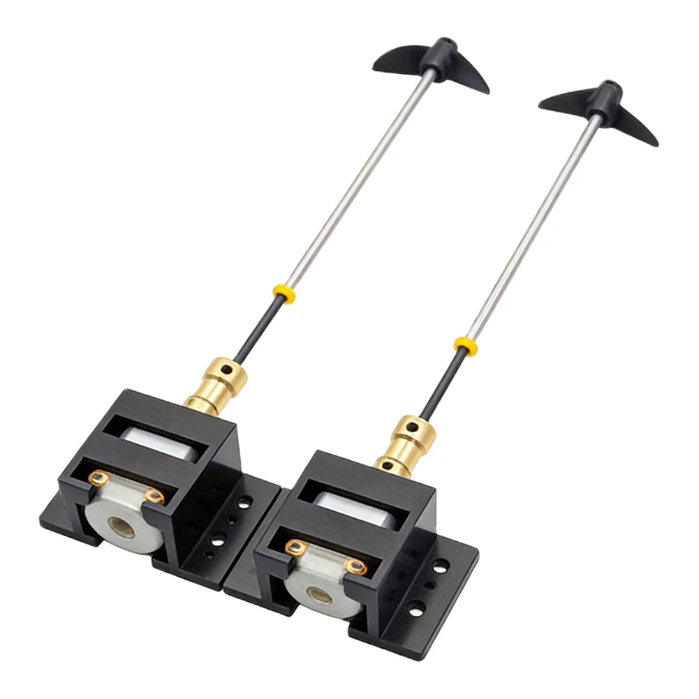 2Sets For RC Boat Motor Shaft Drive Set with 130 Motor and Propellers for DIY Model Ship Customization and Repair