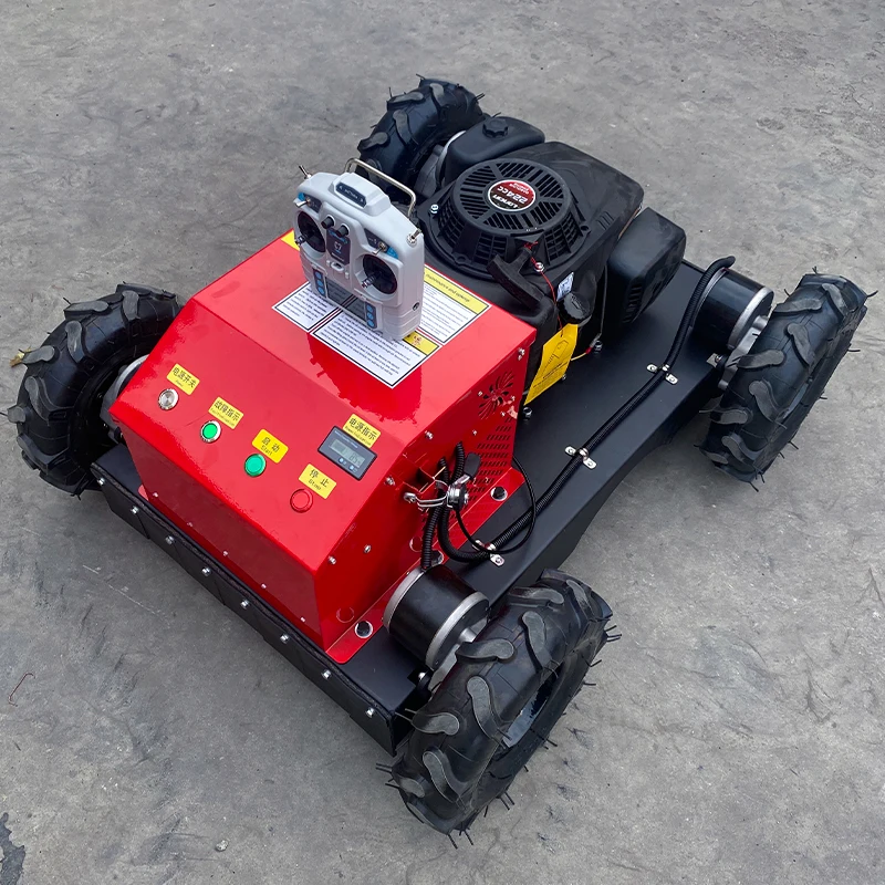 STLF Neu eingetroffener, vierrädriger Rasenschneider, ferngesteuerter Rasenmaschine mit grobem Gelände