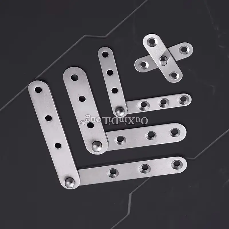 

ГОРЯЧИЕ 20 шт. дверные шарнирные петли из нержавеющей стали, вращающиеся на 360 градусов, невидимые скрытые дверные петли, петли для дверного вала вверх и вниз