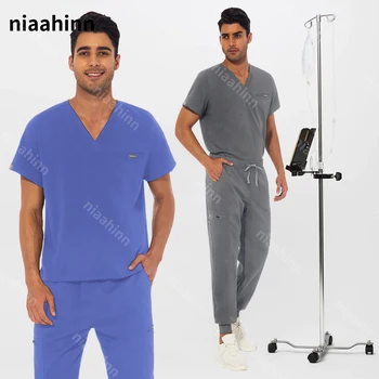 男性用医療ユニフォーム,医師と病院用の実験室セット,医師用のファッショナブルな医療ユニフォーム,薬局と看護師用の服,卸売