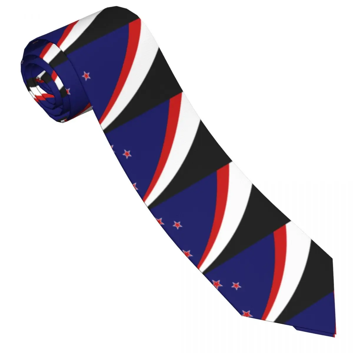 

Casual Arrowhead Skinny New Zealand Flag Land Necktie Slim Tie For Men Man Accessories Simplicity For Party Formal Tie