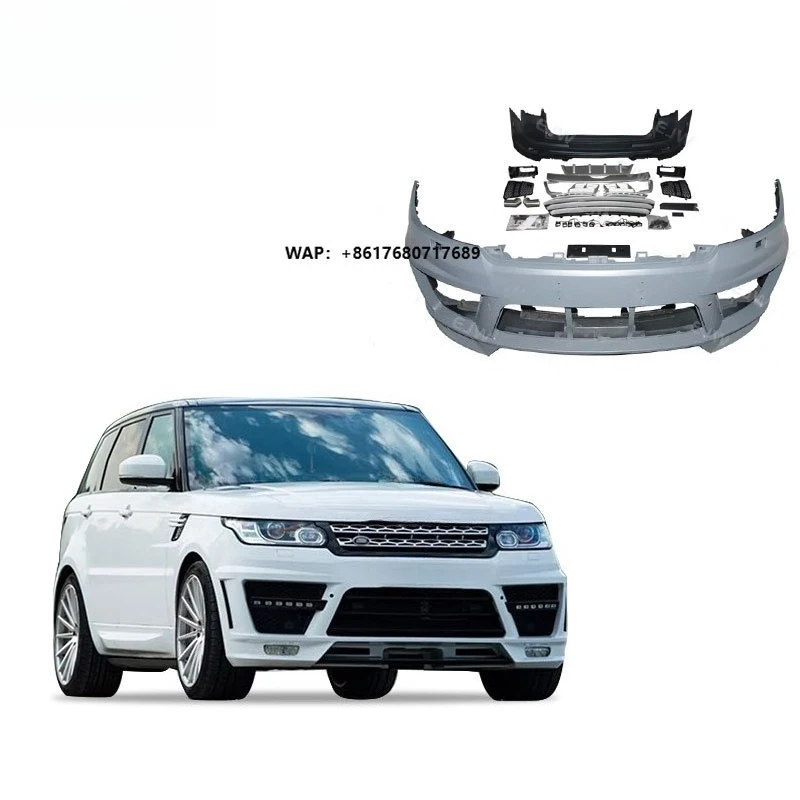 For 2014-2017 Range Rover Sport Upgrade LM Body Kit Plastic Surround Kit Car Front and Rear Bumper Upgrade