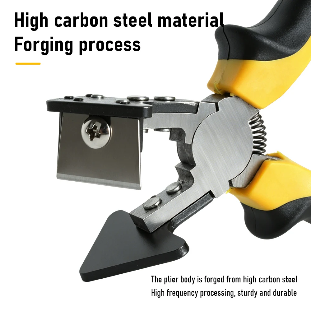 V-shaped Sealant Scissors 90 Degree Clean Cut Rubber Strip Cutter Spring Assisted for Door Window Seal Installation