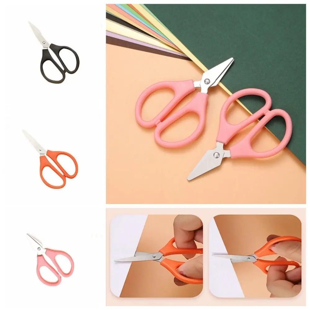 Multifuncional aço inoxidável Mini Tesoura, Ferramentas artesanais, Papelaria Profissional, Minimalista, 10Pcs