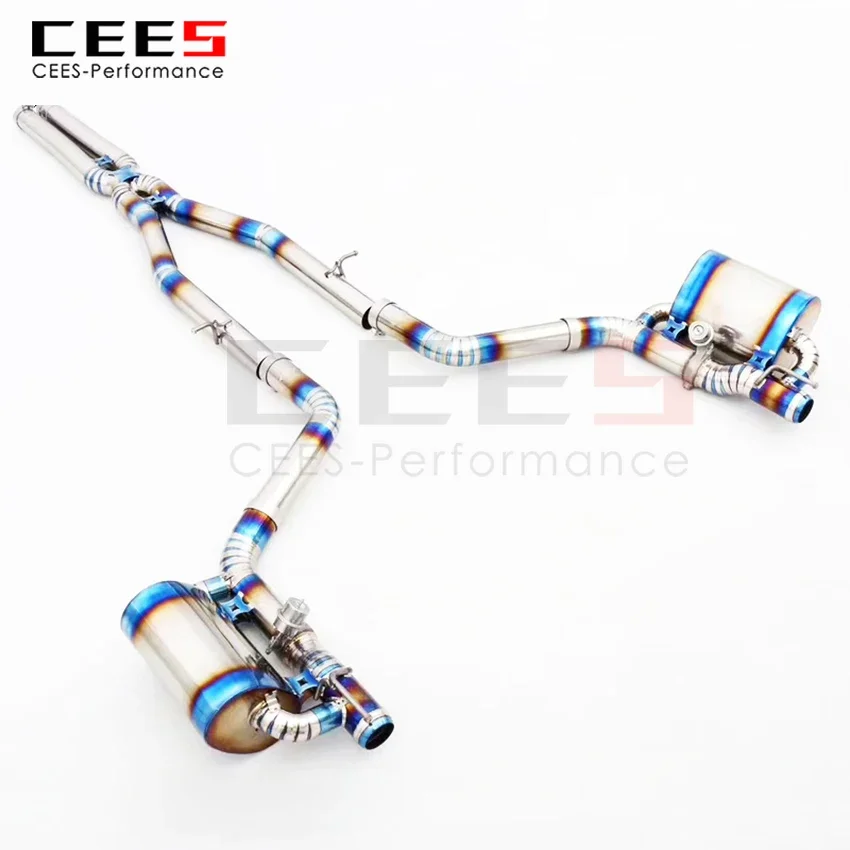 CEES Exhaust System For Dodge Challenger SRT Performance  Tuning Catback Valve Muffler Auto Modification Car Accessories