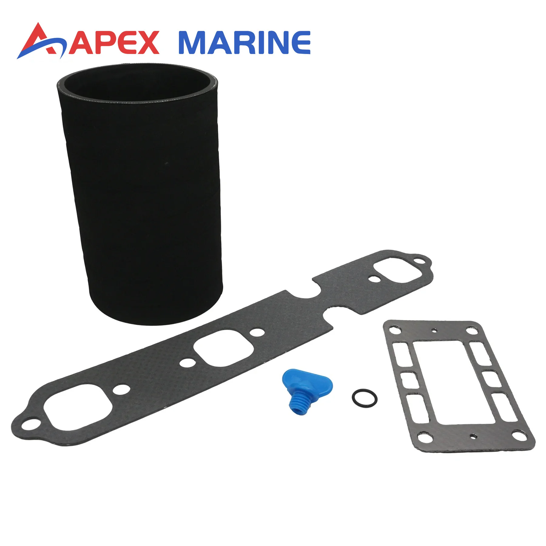 exhaust-manifold-hose-kit-834751-w-gasket-3853412-fits-for-volvo-penta-v6-aq-175-205-430-432-434-gm-sterndrive-motor-835908