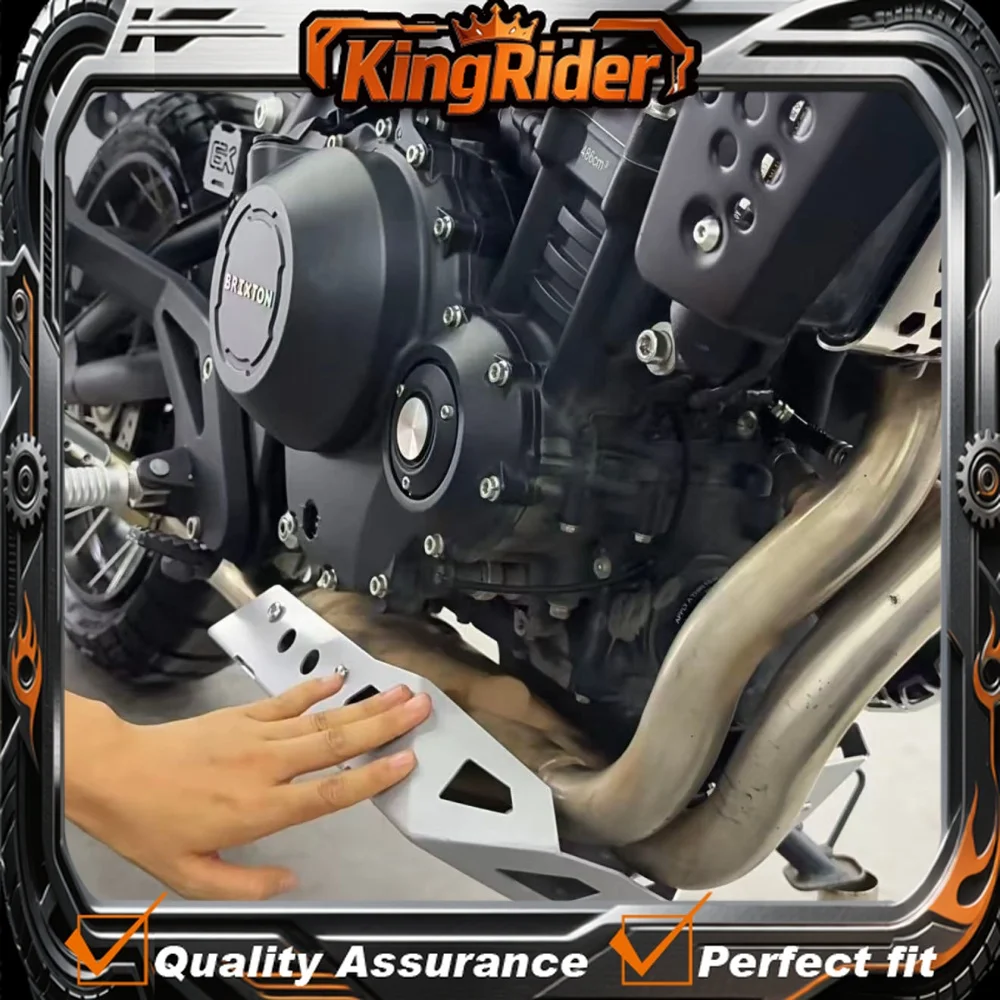 

Suitable for BRIXTON CROSSFIRE 500GK engine protection plate, lower fairing, stainless steel skid plate, chassis trim cover