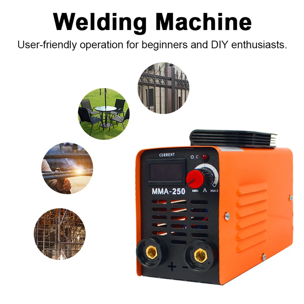 MMA-250 Electric Welding Machine Household Metal Mini Manual Welding Machine Direct Current Welding Machine