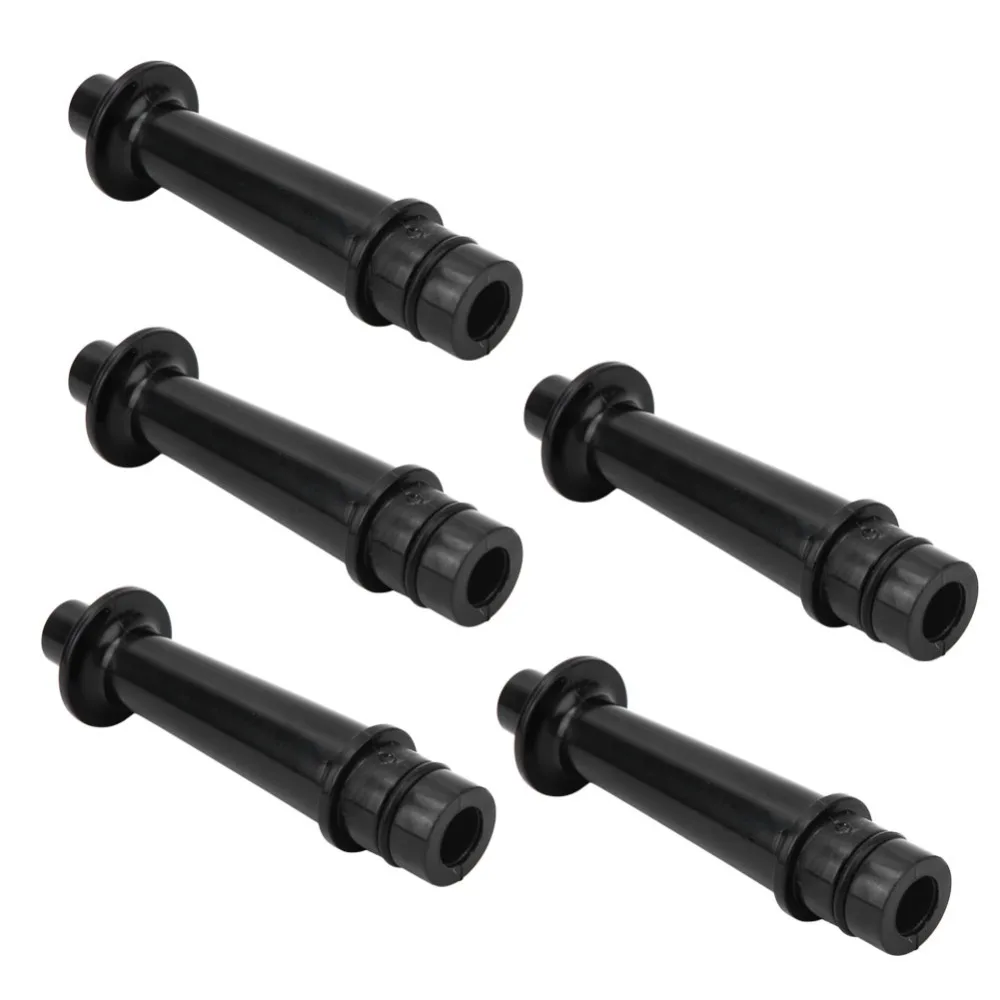 5PCS Premium ABS Melodica Mouthpiece Black Color Mouth Organ Mouthpiece Pianica Mouthpiece Melodica Enthusiasts