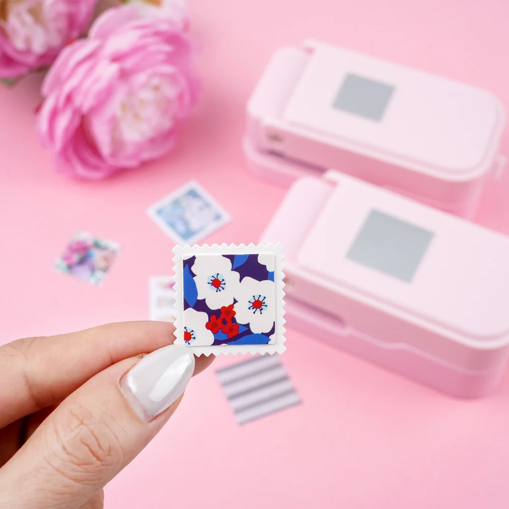 Perfuradores de Papel Quadrados com Borda Serrilhada para Camadas 21x21mm, Perfurador de Artesanato com Ação por Alavanca para Scrapbooking, Estilo Selo Postal com Efeito de Encaixe