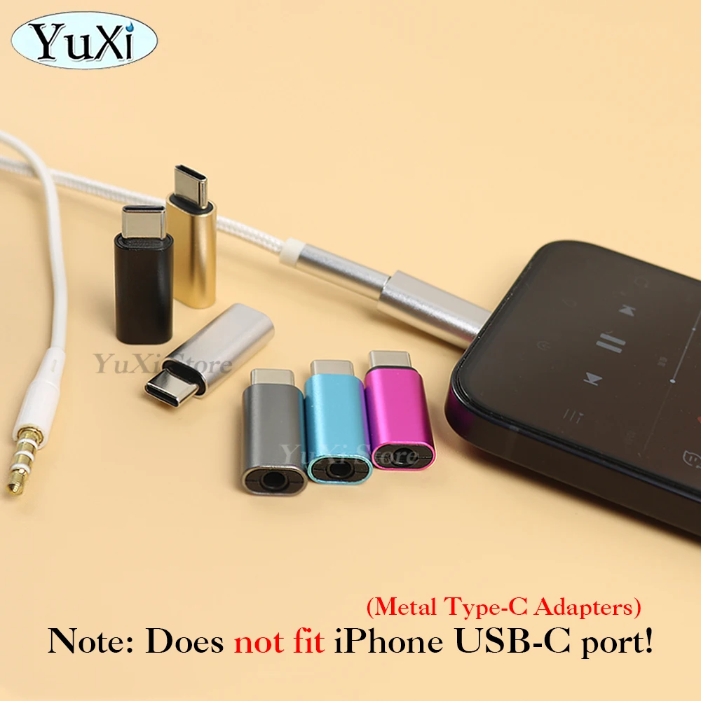1 PC Type-C ถึง 3.5 มม.อะแดปเตอร์หูฟัง 3.5 แจ็ค USB C Audio Converter สําหรับโทรศัพท์ชายหญิงสายหูฟังเชื่อมต่อ Aux