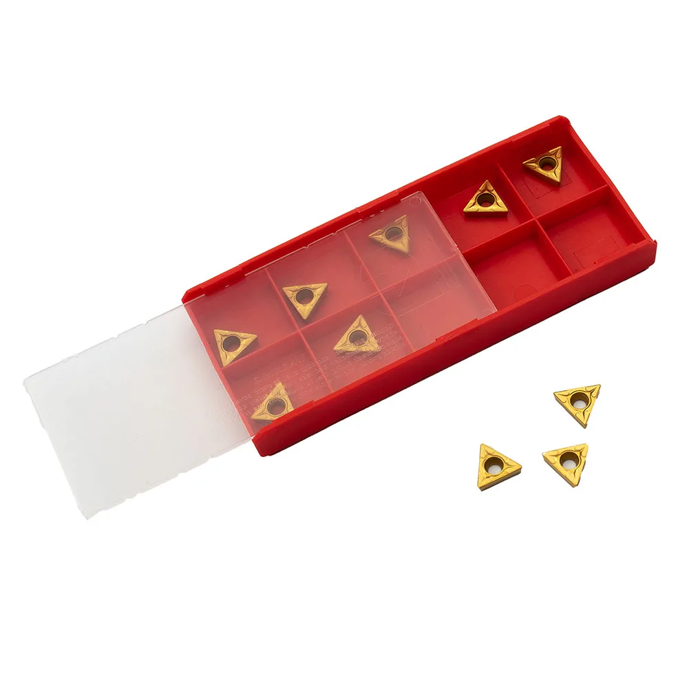 Carbide TCMT110204 US735 Blade Grinding Threading Turning 10 Pcs 95 Hardness Inserts Precision Practical Quality view 5