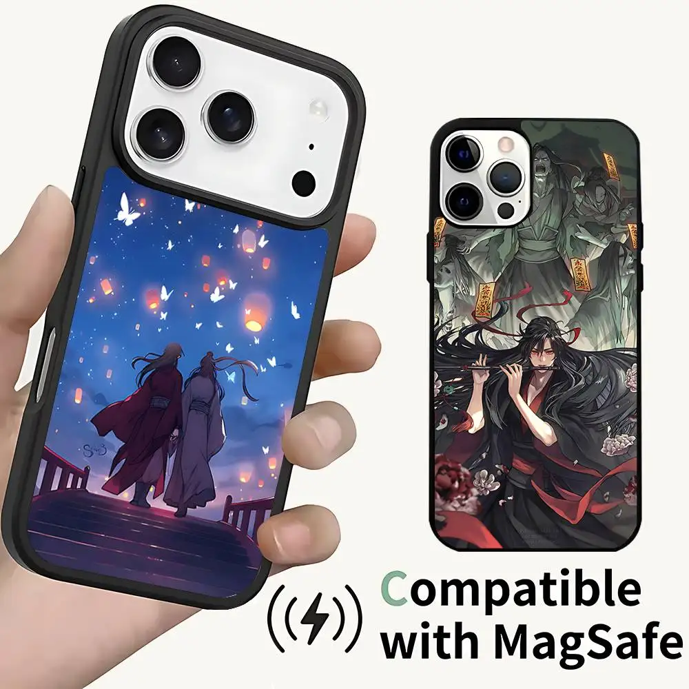 

Mo D-Dao Z-Zu Shi Phone Case For iPhone 17,16,15,14,13,12,11,Pro,Max,Plus,Mini,SE4,E Magnetic Magsafe Wireless Charging