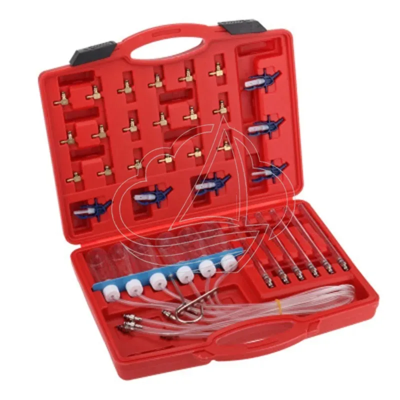 Diesel Common Rail Injector Flow Tester Set, Complete Detection Tool Kit with Multiple Connection Adaptors