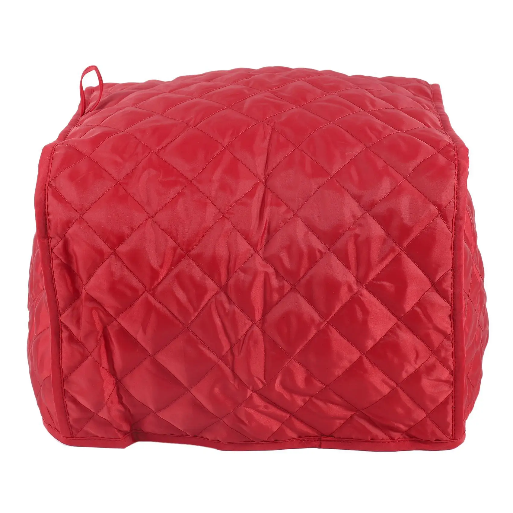 SEWS-2X Polyester Quilted Four Slice Toaster Appliance Dust-Proof Cover (Red)