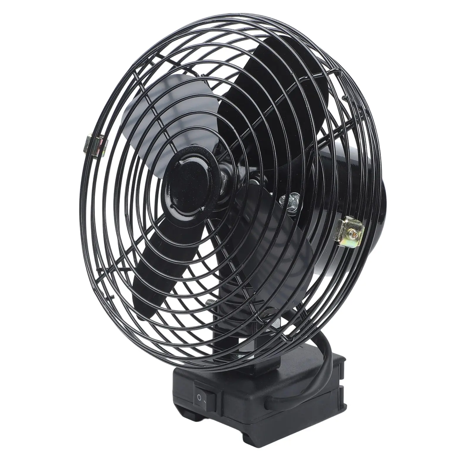 Portable Camping Fan Lithium Battery Fan Camping Gear Accessory Extended Cooling Relief Large Capacity Battery 6 Inches