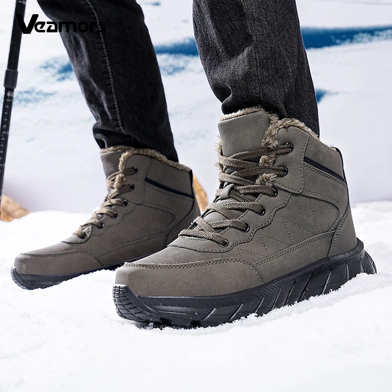 winter-waterproof-hiking-shoes-plush-men's-snow-boots-non-slip-casual-sports-shoes-trekking-camping-male-warm-outdoor-sneakers