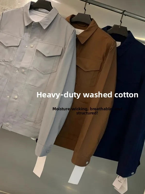 

M65 Camouflage Canvas Cotton Workwear Jaet Men's Worn-resistant Casual Retro Sle Spring Autumn Stand Fit Long Sve