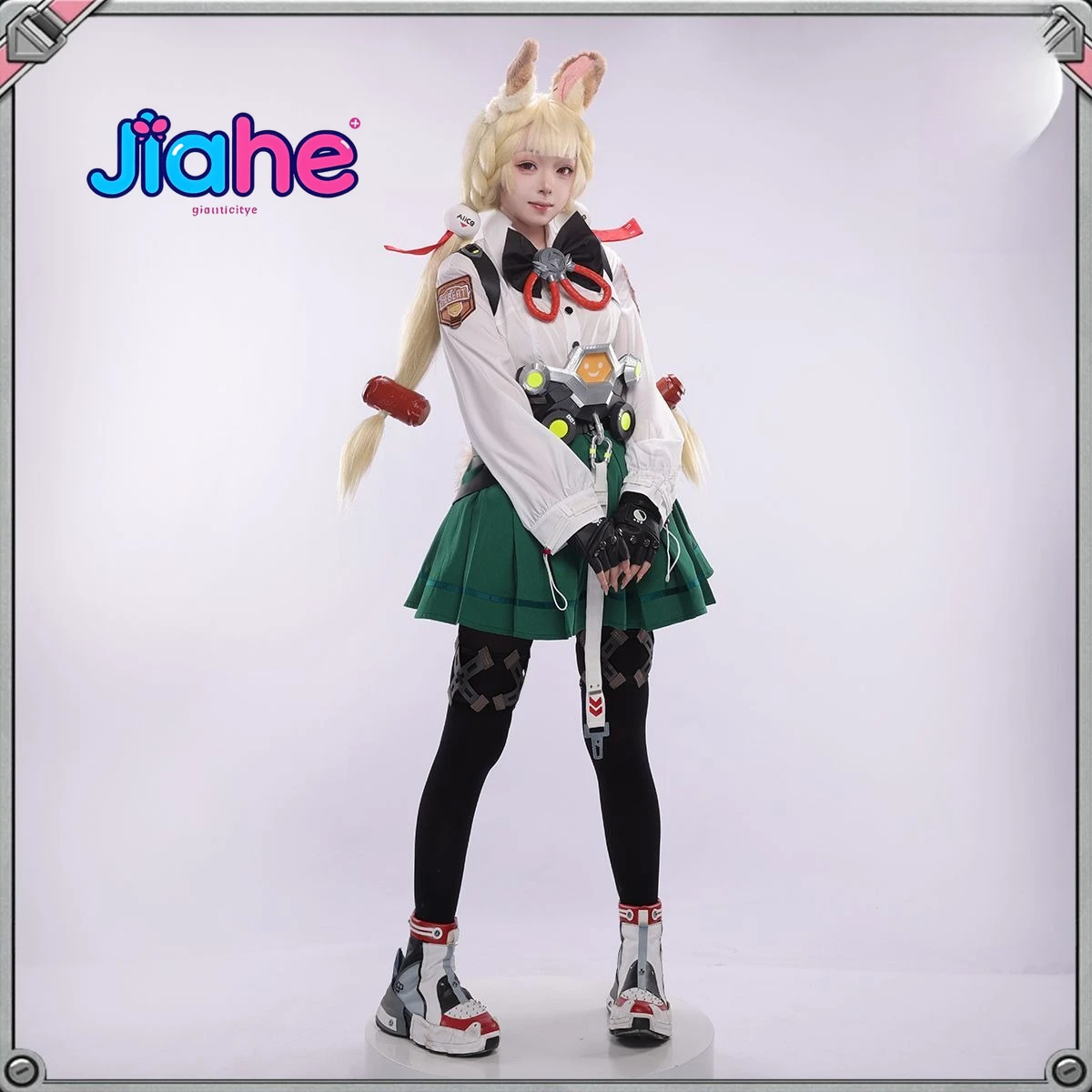 

Костюм для косплея Zenless Zone Zero Алис Таймфилд: униформа JK, аксессуары, парик, хвост, уши, комплект для женщин, для игр, аниме, вечеринок, ролевых игр