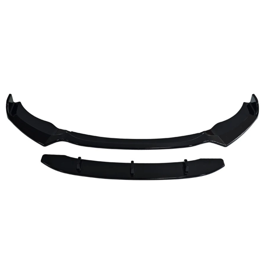 

For BMW X3 F25 2014-2016 Bright Black Car Front Bumper Lip Front lip glossy black Diffuser Front Chin Spoiler Body Kit
