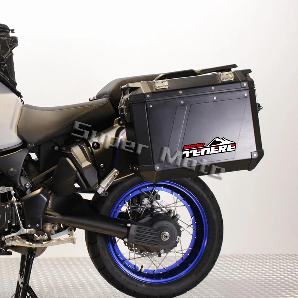 For TENERE SUPER 700 1200 XT 1200Z 600 660 250 ADVENTURE Side Box Trunk Cases Reflective Decals Motorcycle Tail box