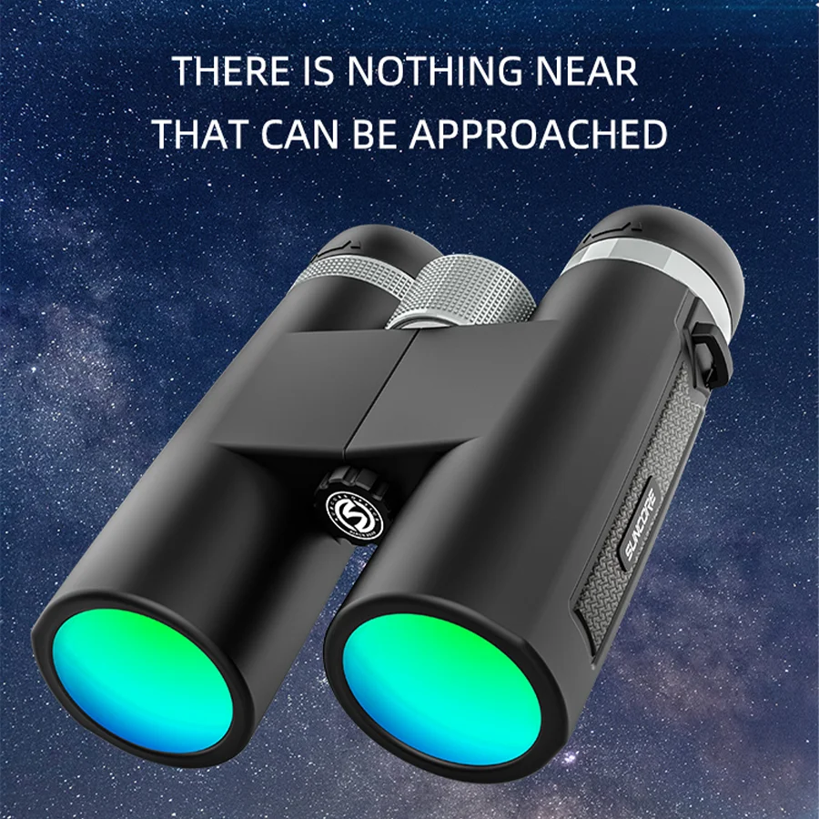 12x42 High Powered Binoculars for Adults | Includes Phone/Tripod Adapters for Stable HD Capture | Superb Low Light Vision & Larg