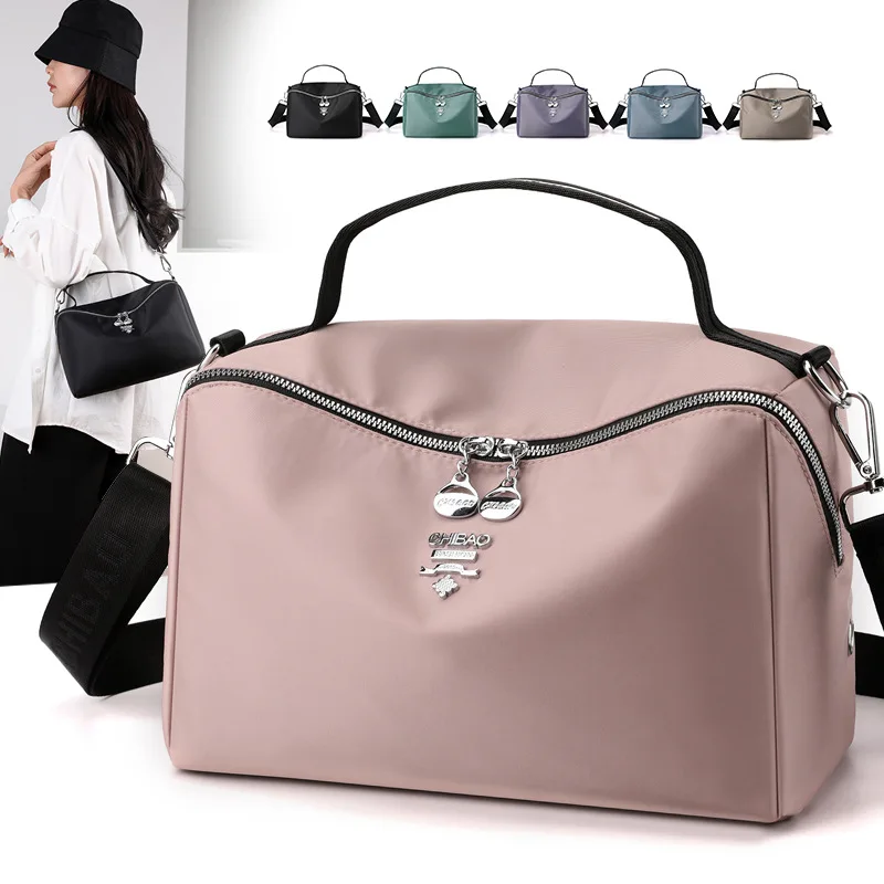 New three-dimensional women's crossbody bag, outdoor travel shoulder bag, lightweight handbag, women's box bag Storage handbag