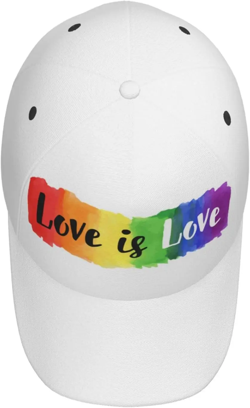 لطيف LGBT 09 مثلي الجنس فخر قبعة بيسبول للرجال النساء خمر قوس قزح قبعة بيسبول قابل للتعديل أبي قبعة