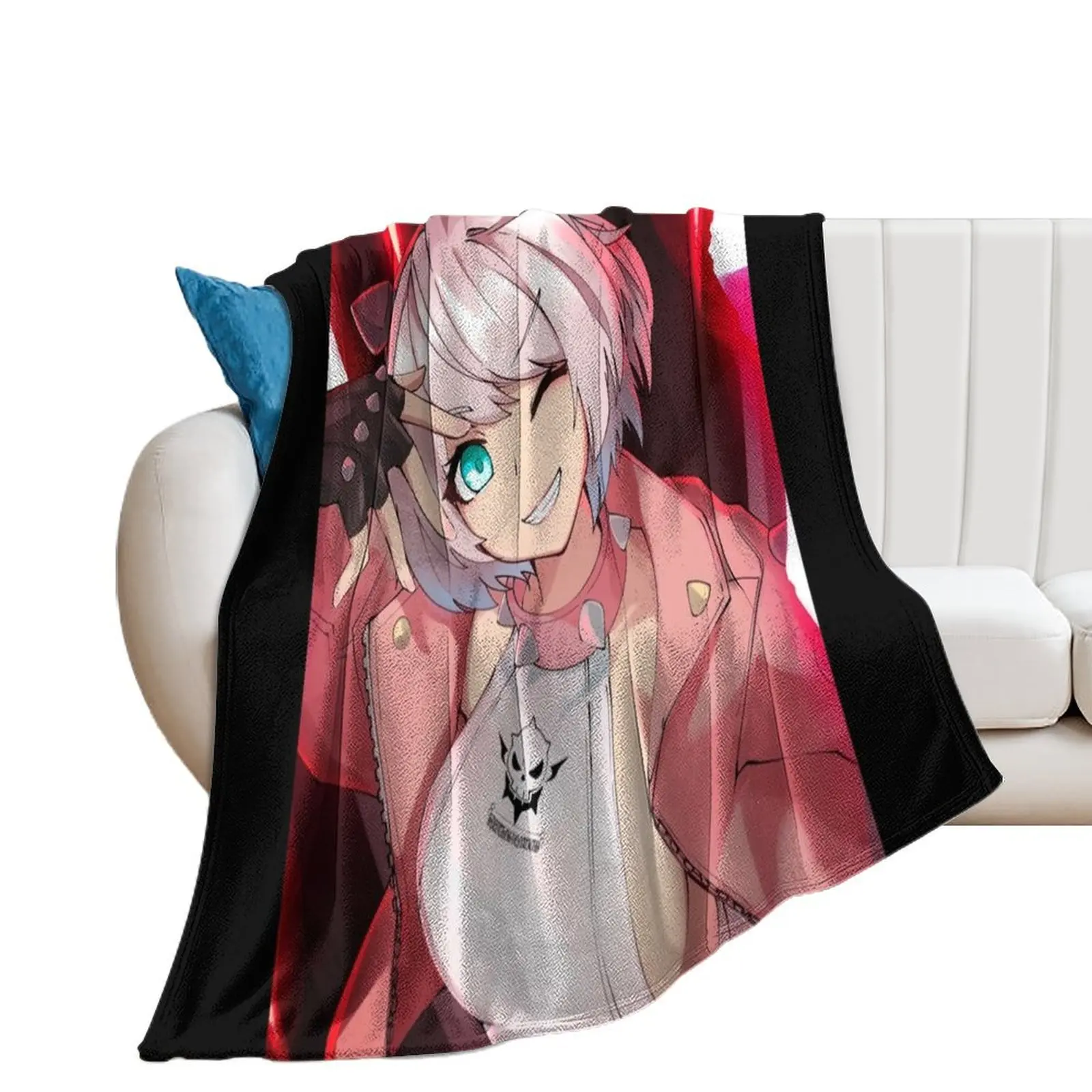 Guilty Gear Elphelt Valentine Throw Blanket decorative Large Retros Single Blankets