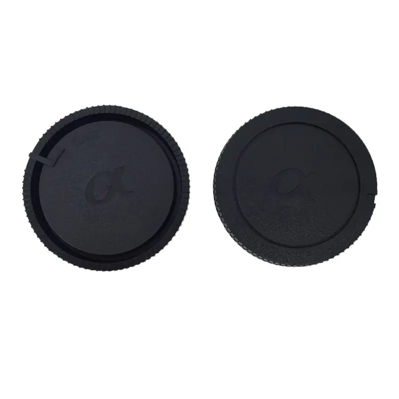 Rear Lens Body Cap Camera Cover Set Dust Screw Mount for Protection Plastic Black Replacement for for Alpha Minolta DSL