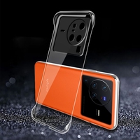 Transparent PC Hard Phone Case For Vivo X80 X50 X60 X70 Pro Plus X51 5G X Note Cover Frameless Thin Case For Vivo iQOO 7 8 9 Pro