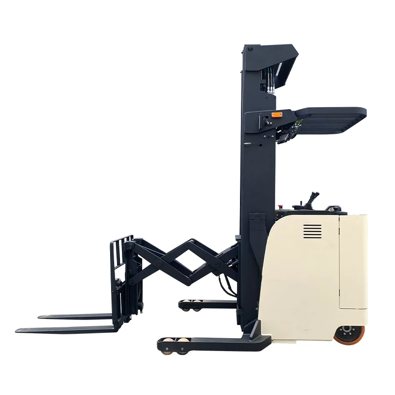 Doppelscheren-Gabeln vom Typ Reach-LKW, 1,5 Tonnen elektrischer Gabelstapler, Stapler, Kranlift, schmale Gang-Reach-LKW-Maschinen
