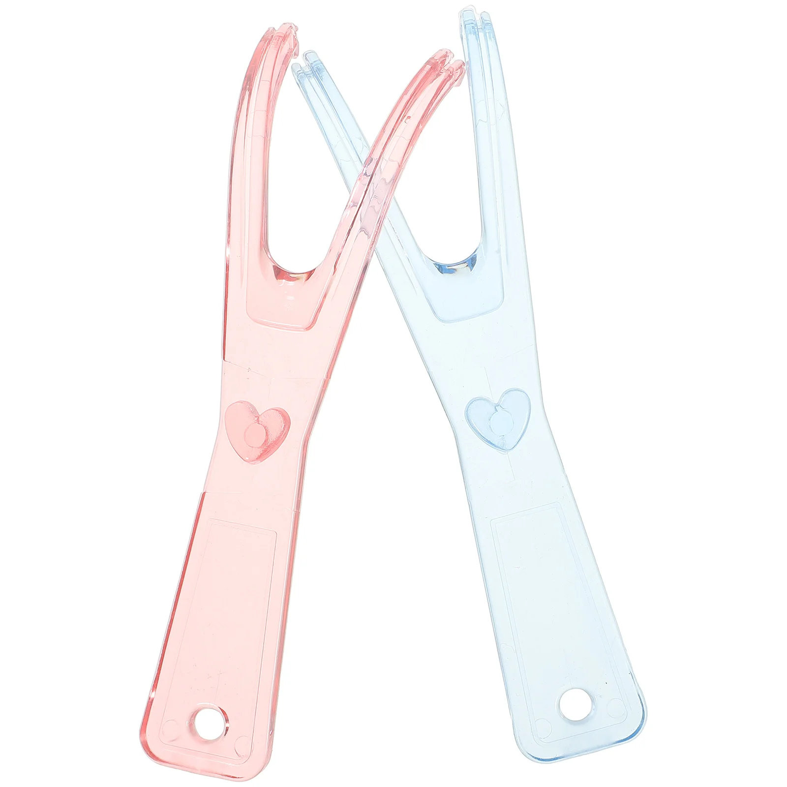 2 Pcs Floss Replacement Rack Picks for Reusable Handle Holder Gum Flossers Braces Threader Refillable Toddler